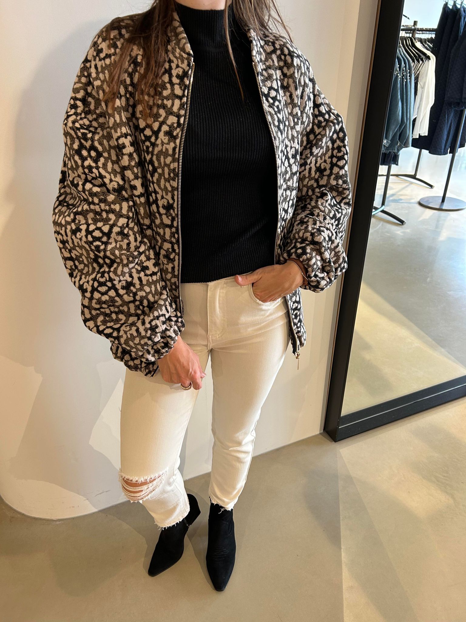 bomber jacket leopard