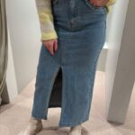 Queen Hearts Jeans Skirt